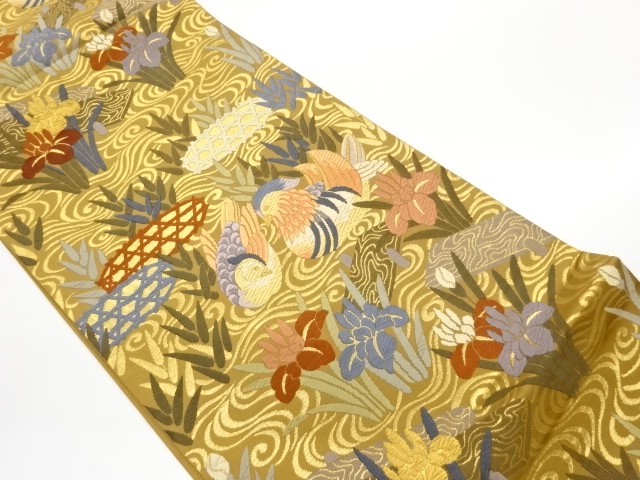 JAPANESE FUKURO OBI / WOVEN STREAM